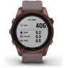 Часы GARMIN FENIX 7S SAPPHIRE SOLAR DARK BRONZE TITANIUM WITH SHALE GRAY BAND 11149
