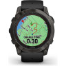 Часы GARMIN FENIX 7X PRO – SAPPHIRE SOLAR EDITION CARBON GRAY DLC TITANIUM WITH BLACK BAND 010-02778-11