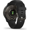 Часы GARMIN VENU 2 PLUS SLATE STAINLESS STEEL BEZEL WITH BLACK CASE AND SILICONE BAND 010-02496-11