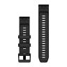 Ремешок для часов Garmin QuickFit 22 силиконовые черные 010-13392-02