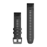 Ремешок GARMIN QUICKFIT 22 силиконовые, графитовые 010-13280-09